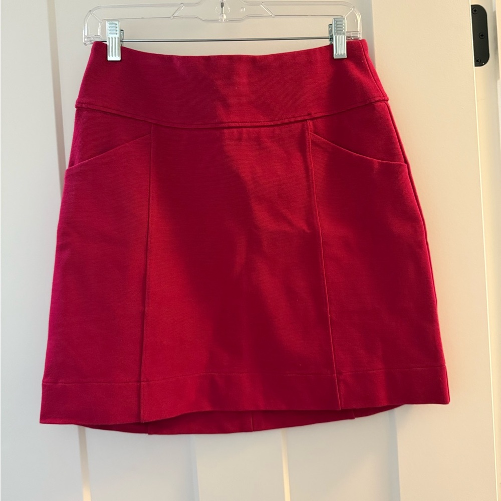 Maeve Vibrant Magenta Mini Skirt